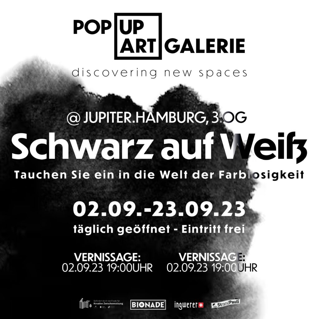 Flyer POP UP ART Galerie